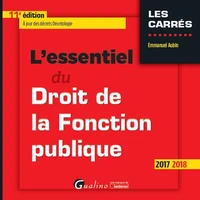 L'essentiel du droit de la fonction publique