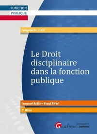 Le droit disciplinaire dans la fonction publique