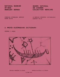 proto-Algonquian dictionary