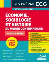 Économie, sociologie, histoire du monde contemporain