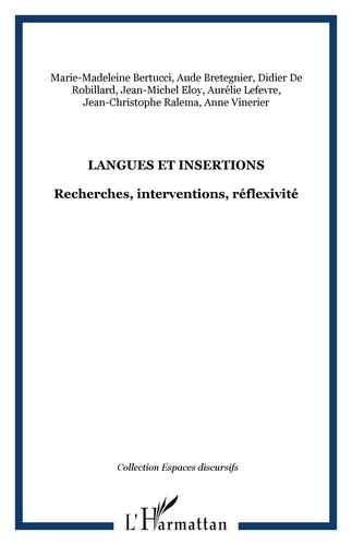 Aude Bretegnier - Langues et insertions - Recherches, interventions, réflexivité.