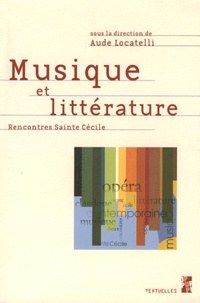 Aude Locatelli - Musique et littérature - Rencontres Sainte Cécile.