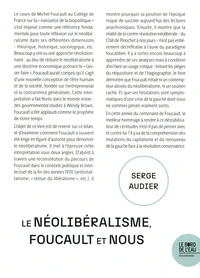 Le néolibéralisme, Foucault et nous