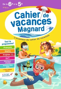 Cahier de vacances de la 6e vers la 5e