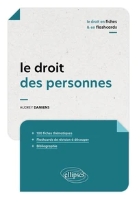 Le droit des personnes en fiches et flashcards