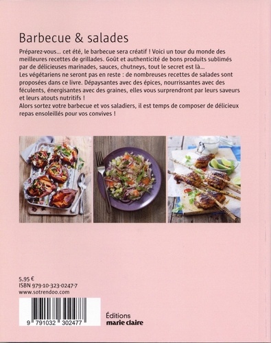 Barbecue & salades. 90 recettes pour les beaux jours - Occasion