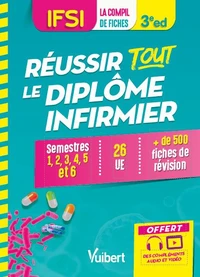 IFSI - Réussir tout le Diplôme infirmier en 500 fiches de révision