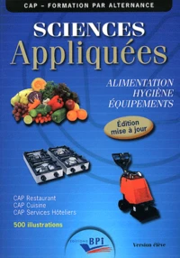 Sciences appliquées à l'hygiène, à l'alimentation, aux équipements CAP - Formation par alternance