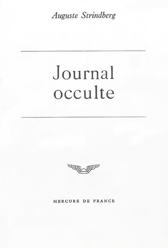 August Strindberg - Journal Occulte.