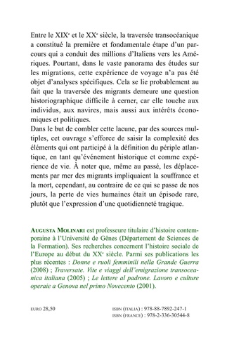 Les migrations italiennes au début du XXe siècle. Le voyage transocéanique entre événement et récit