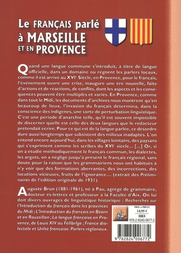 Le français parlé à Marseille et en Provence