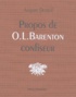 Auguste Detoeuf - Propos de O.-L. Barenton confiseur - Ancien élève de l'Ecole Polytechnique.