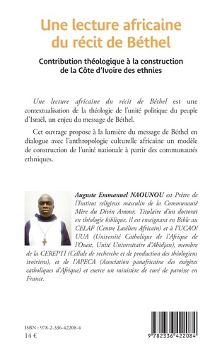 Une lecture africaine  du récit de Béthel. Contribution théologique à la construction de la Côte d’Ivoire des ethnies