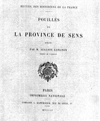 Pouillés de la Province de Sens