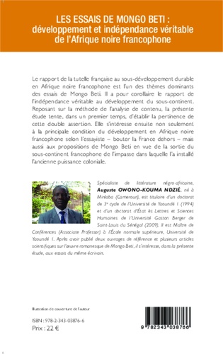 Les essais de Mongo Beti : développement et indépendance véritable de l'Afrique noire francophone. Esquisse d'analyse de contenu