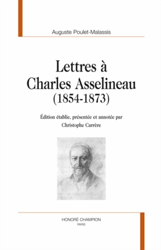 Auguste Poulet-Malassis - Lettres à Charles Asselineau (1854-1873).