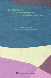 Augustin Boujeka et Marjolaine Roccati - La vulnérabilité en droit international, européen et comparé.