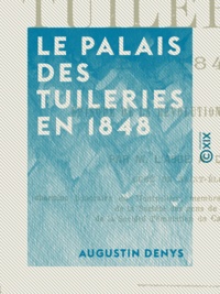 Augustin Denys - Le Palais des Tuileries en 1848 - Épisode de la Révolution de février.
