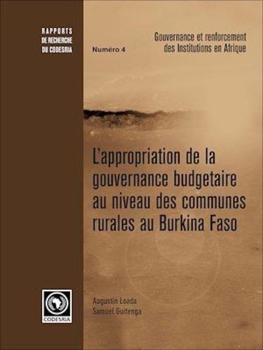 L'appropriation de la gouvernance budgétaire au niveau des communes rurales au Burkina Faso