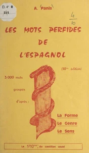 Les mots perfides de l'espagnol