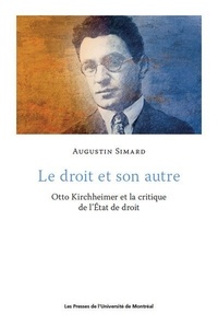 Anglais ebook téléchargement gratuit Le droit et son autre  - Otto Kirchheimer et la critique de l'Etat de droit par Augustin Simard