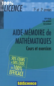 Aide-mémoire de mathématiques Licence 1e et 2e années