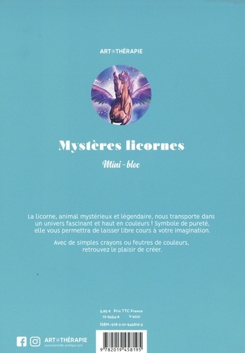 Mystères Licornes. 48 coloriages anti-stress