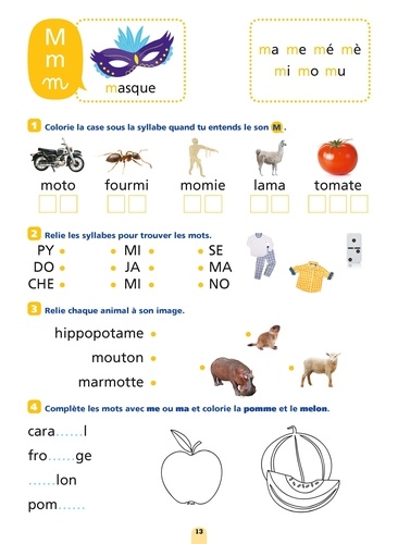 Les sons, les syllabes, les mots. Se préparer à l'apprentissage de la lecture  Edition 2020