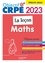 Maths CRPE - La leçon. Epreuve orale d'admission  Edition 2023