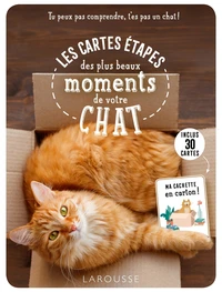 Les cartes étapes des plus beaux moments de votre chat