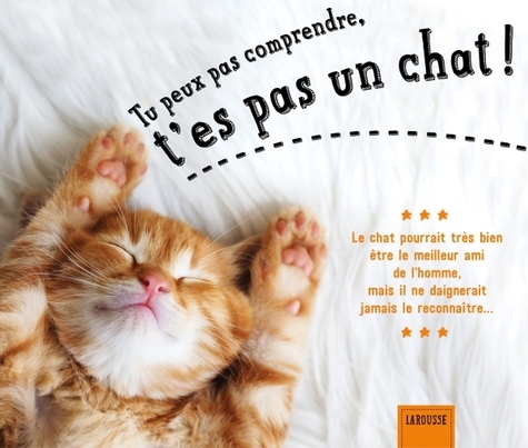 Tu peux pas comprendre, t'es pas un chat ! - Occasion