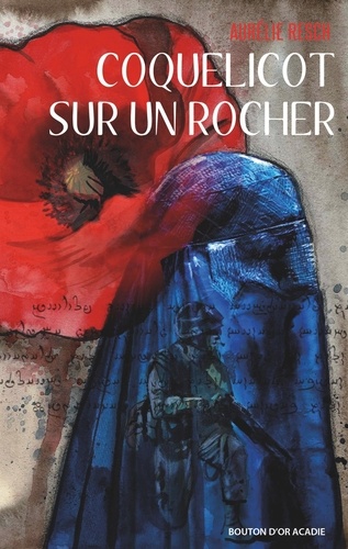 Aurélie Resch - Coquelicot sur un rocher.