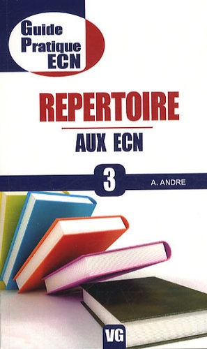 Aurélien André - Répertoire aux ECN.