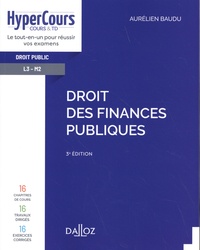 Aurélien Baudu - Droit des finances publiques.