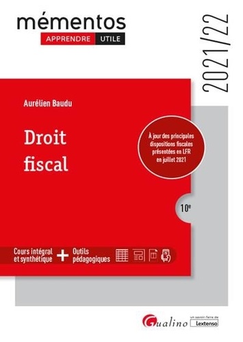 Droit fiscal  Edition 2021-2022
