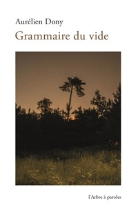 Aurélien Dony - Grammaire du vide.