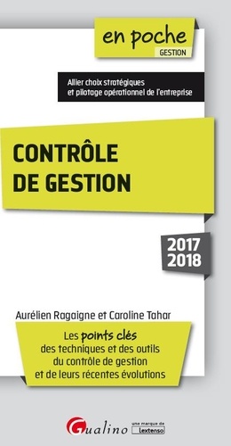 Contrôle de gestion  Edition 2017-2018