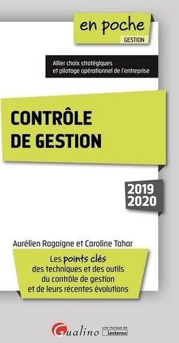 Contrôle de gestion  Edition 2019-2020