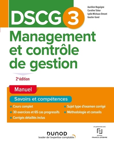 DSCG 3 Management et contrôle de gestion 2e édition
