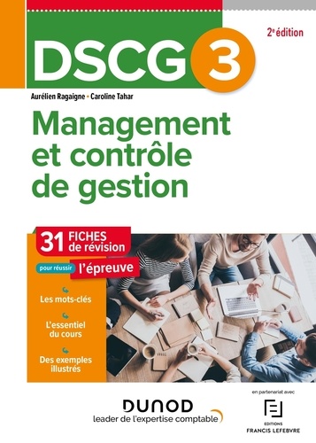 Management et contrôle de gestion DSCG 3. Fiches de révisions  Edition 2023-2024