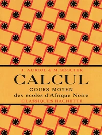 Calcul Cours Moyen des écoles d'Afrique Noire