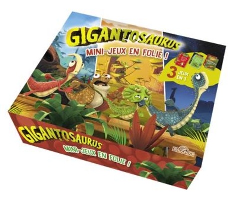Gigantosaurus. Mini-jeux en folie ! 3 jeux en 1
