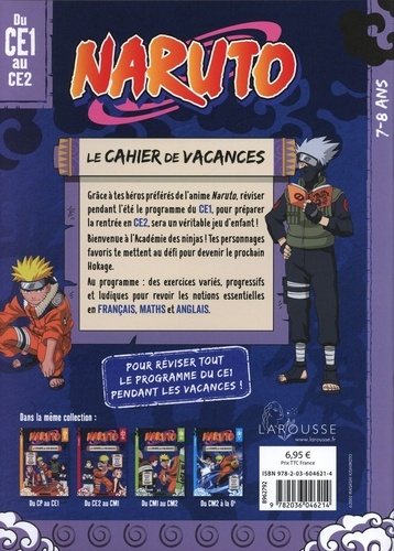 Naruto. Le cahier de vacances du CE1 au CE2
