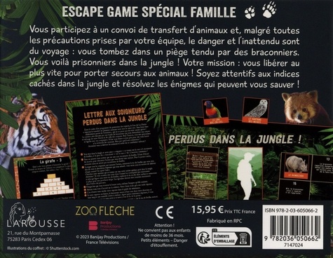 Perdus dans la jungle !. Escape game spécial famille