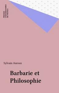 Barbarie et philosophie