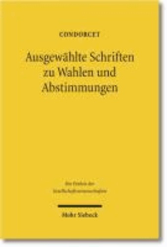 Ausgewählte Schriften zu Wahlen und Abstimmungen.