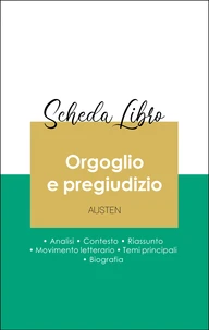 Scheda libro Orgoglio e pregiudizio (analisi letteraria di riferimento e riassunto completo)