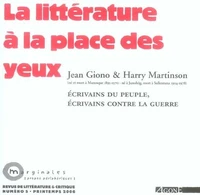 La littérature à la place des yeux