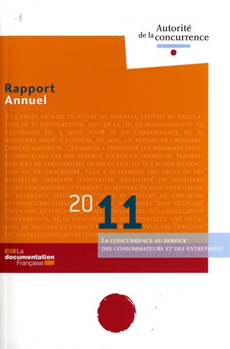  Autorité de la concurrence - Autorité de la concurrence / Rapport annuel - année 2011.