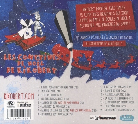 Les comptines de Noël de Kikobert. Volume 4  1 CD audio